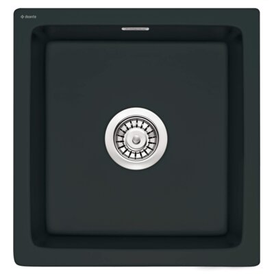 Zlewozmywak jednokomorowy DEANTE Sabor ZCB N103 Nero 47.8x45