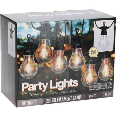 Girlanda ogrodowa sieciowa PROGARDEN Party Light LED 331104 14.5 m