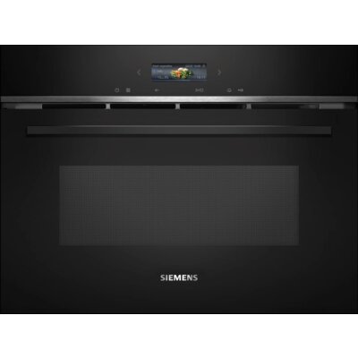 Kuchenka mikrofalowa SIEMENS IQ700 CE732GXB1 1000W pojemność 36L QuickStart Hydroliza Czarny