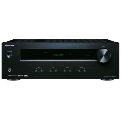 Amplituner Stereo ONKYO TX-8220B Czarny, BT, Tuner AM/FM/DAB+, Przedwzmaniacz gramofonowy MM, D/A 192kHz/24bit