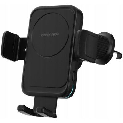 Uchwyt na telefon i smartfon SPACECASE AutoLock Czarny uchwyt samochodowy na kratkę nawiewu