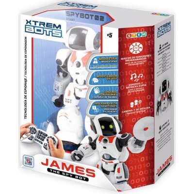 Robot zdalnie sterowany XTREM BOTS James The Spy Bot