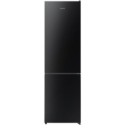 Lodówka HISENSE RB440N4GBD No Frost 200.4 cm Czarne szkło Licowane drzwi Szuflada z niższą temperaturą