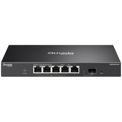 Switch TP-LINK Omada ES206XPP-M2 2.5 Gigabit Ethernet, 6 portów, Funkcja PoE, Zarządzalny