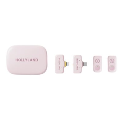 System bezprzewodowy HOLLYLAND Lark A1 Combo Róźowy