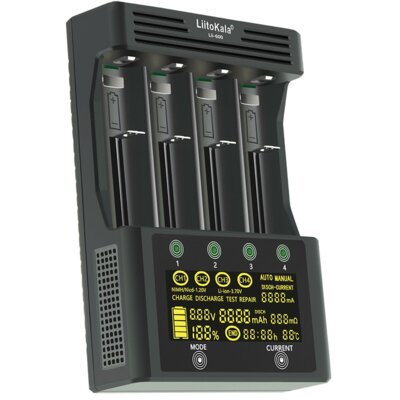 Ładowarka LIITOKALA LII-600 do akumulatorów AA, AAA, SC oraz Li-Ion i Ni-MH/Ni-Cd