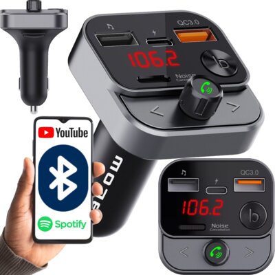 Transmiter FM BLOW Bluetooth+QC3.0+PD