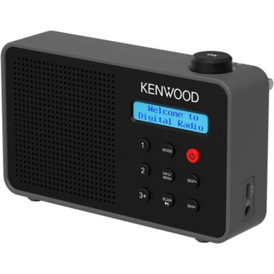 Radio KENWOOD CR-M25DAB-B Cyfrowe Przenośne Czarny