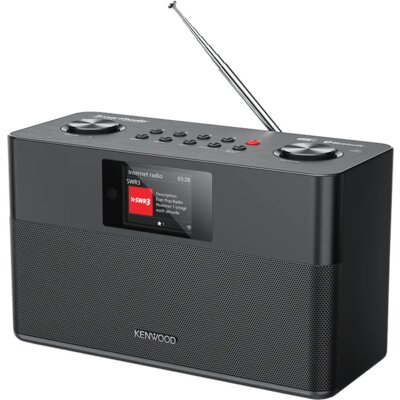 Radio KENWOOD CR-ST120S-B Internetowe Stacjonarne Czarny