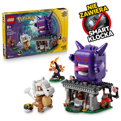 LEGO 72166 Pokémon SMART Play Cubone i Gengar — upiorne starcie