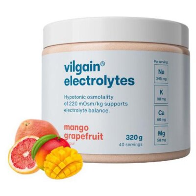 Elektrolity VILGAIN Mango i Grejpfrut (320 g)