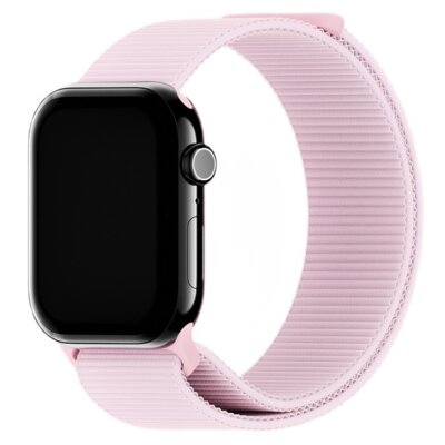 Pasek HOLDIT Nylon do Apple Watch do koperty 42/44/45/46/49 mm Różowy
