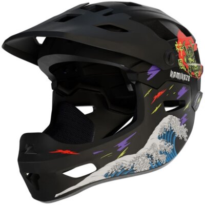 Kask KAMIKAZE Ronin Czarny Full Face (rozmiar L)