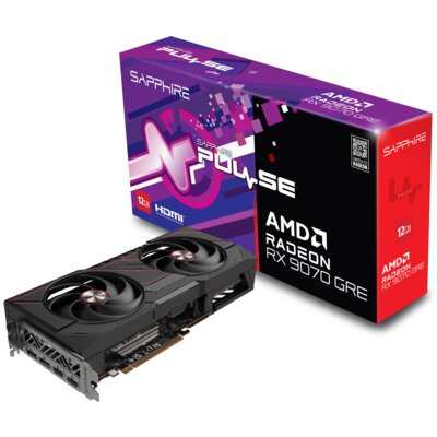Karta graficzna SAPPHIRE Pulse Radeon RX 9070 GRE OC 12GB