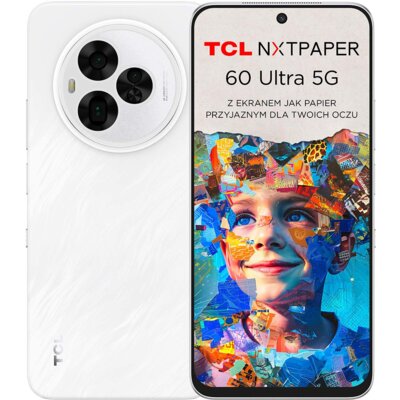 Smartfon TCL NXTPAPER 60 Ultra 5G 12/256GB 7.2" 120Hz Biały