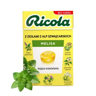 Cukierki ziołowe RICOLA Melisa (27.5 g)