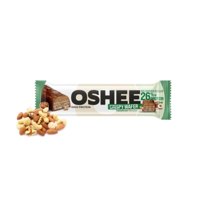 Baton proteinowy OSHEE Crispy Protein Bar Orzechowy (37 g)