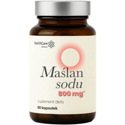 Suplement na trawienie HEALTHCARE SCIENCE Maślan Sodu (60 kapsułek)