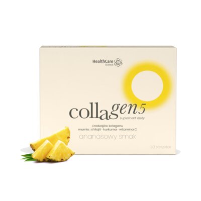 Kolagen HEALTHCARE SCIENCE Collagen5 Ananasowy (30 saszetek)