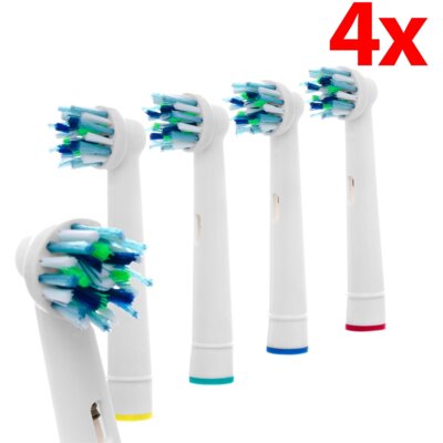 Końcówka szczoteczki DENIX do ORAL-B EB-50A (4 szt.) (Dokładna higiena jamy ustnej)