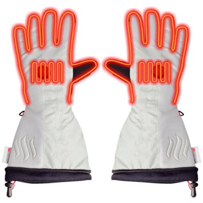 Podgrzewane rękawice GLOVII GS8M (rozmiar M) Szary