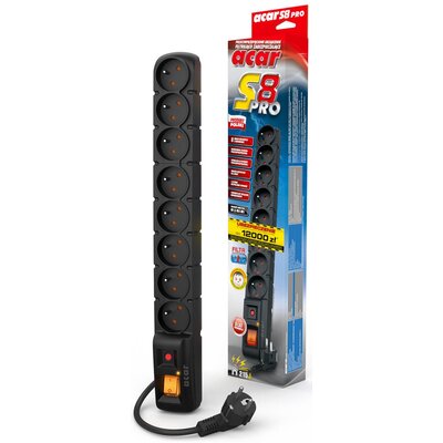 Listwa ACAR S8 Pro FA S8PCZ (1.5 m) Czarny