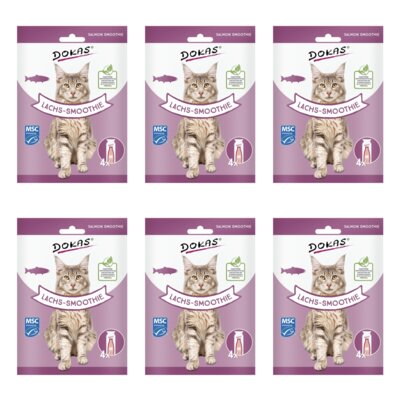 Przysmak dla kota DOKAS Smoothie z łososia 24 x 30 g
