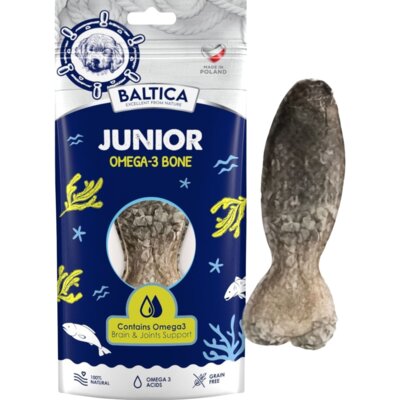 Przysmak dla psa BALTICA Junior Omega-3 Kość z dorszem 60 g