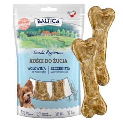 Przysmak dla psa BALTICA Smaki Regionów Kości dla szczeniąt Wołowina 200 g