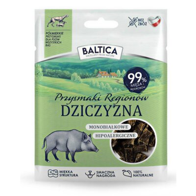 Przysmak dla psa BALTICA Smaki Regionów Dziczyzna 30 g