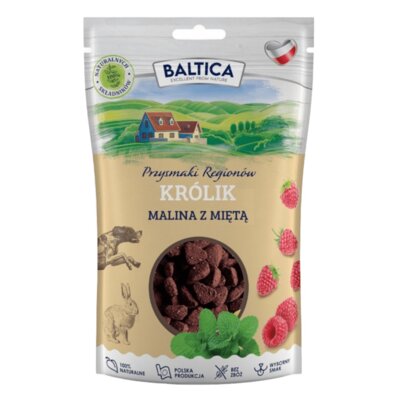 Przysmak dla psa BALTICA Smaki Regionów Królik z maliną i miętą 100 g