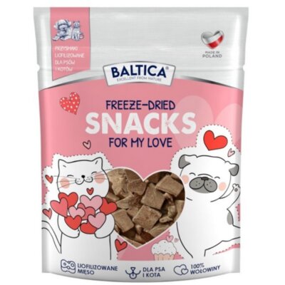 Przysmak dla psa BALTICA Love Liofilizowane serca wołowe 25 g