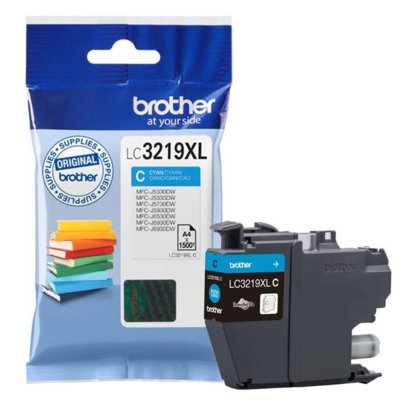 Tusz BROTHER Błękitny 16.5 ml LC-3219XLC