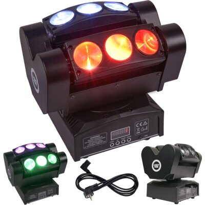 Multiefekt LED LIGHT4ME Spider Head 6x10 RGBW