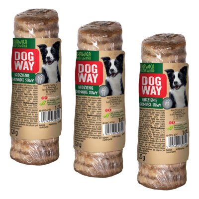 Przysmak dla psa DOG WAY Tchawica mini z nadzieniem Stawy 3 x 120 g