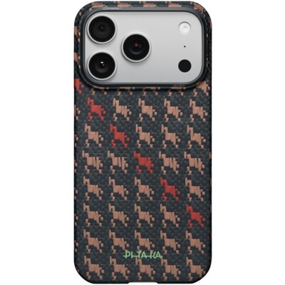 Etui PITAKA Edge Case Happiness Rides In MagSafe do Apple iPhone 17 Pro Max Ebon Kylin