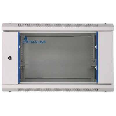 Szafa RACK EXTRALINK 19" 4U EX.8536 600 x 450 mm, Wisząca Szary