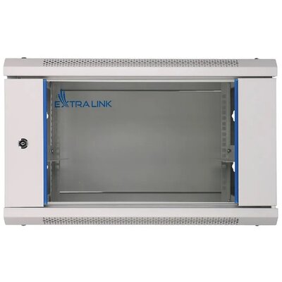 Szafa RACK EXTRALINK 19" 6U EX.8550 600 x 450 mm, Wisząca Szary