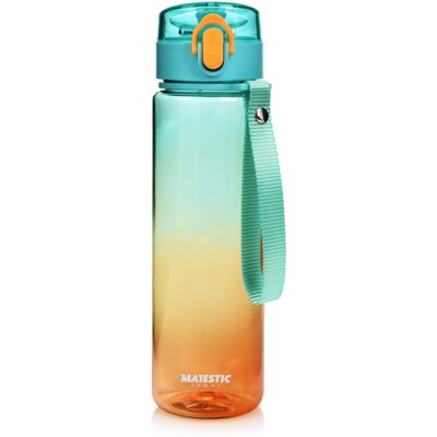 Butelka tritanowa MAJESTIC SPORT Aura 560 ml Zielono-pomarańczowy