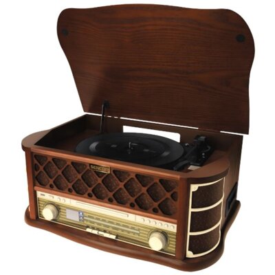 Gramofon SENCOR STT 016 Brązowy