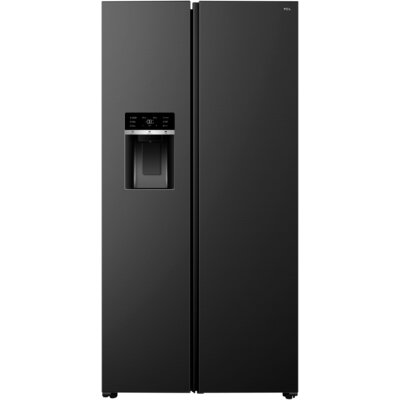 Lodówka TCL Seria C '24 RC591SBE0 No Frost Side by Side Kostkarka 185cm Czarny Inox