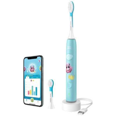 Szczoteczka soniczna PHILIPS Sonicare for Kids Smart HX6600/13 Turkusowy