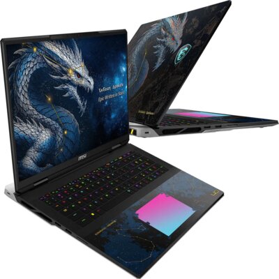 Laptop MSI Titan 18 HX Dragon Edition Draco Epic A2WJ-1271PL 18" Ultra 9-290HX 96GB RAM 2 x 2TB SSD GeForce RTX5090 DLSS 4 Windows 11 Professional, Funkcje AI