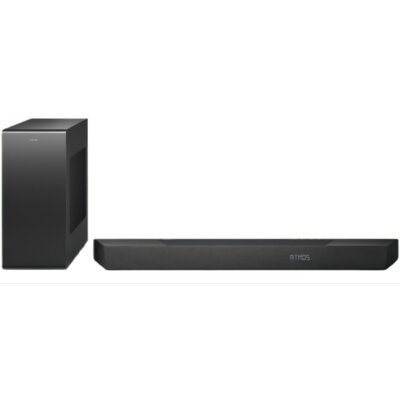 Soundbar PHILIPS TAB8301/10 Czarny 3.1.2-kanałowy, Bezprzewodowy Subwoofer, HDMI eARC, BT 6.0, Dolby Atmos, DTS Virtual:X