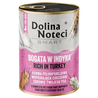 Karma dla psa DOLINA NOTECI Smart Bogata w indyka 400 g