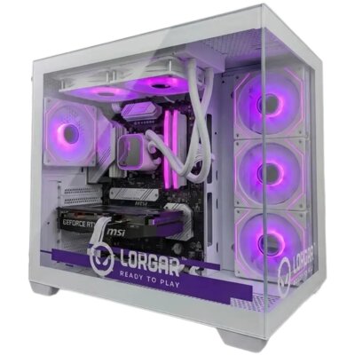 Komputer LORGAR Advanced PCA201-WH R5-7500F 32GB RAM 1TB SSD GeForce RTX5060Ti DLSS 4.5 Wi-Fi