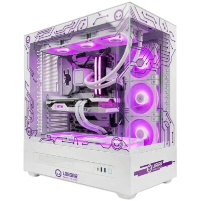 Komputer LORGAR Pro PCP401-WH R7-7800X3D 32GB RAM 2TB SSD GeForce RTX5070Ti DLSS 4.5 Wi-Fi