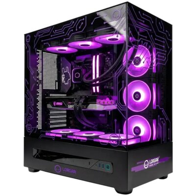 Komputer LORGAR Pro PCP401-BK R7-7800X3D 32GB RAM 2TB SSD GeForce RTX5070Ti DLSS 4.5 Wi-Fi