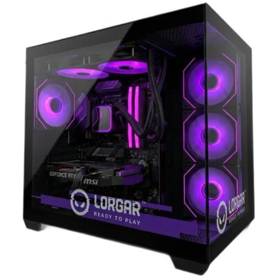 Komputer LORGAR Advanced PCA201-BK R5-7500F 32GB RAM 1TB SSD GeForce RTX5060Ti DLSS 4.5 Wi-Fi