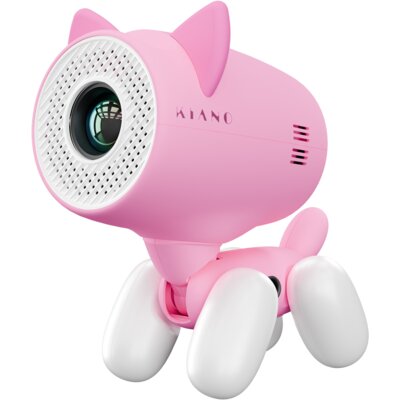 Projektor KIANO Alpha Kid Pink (Cat) HD (1280 x 720), 200 ANSI lumen, Wi-Fi, Bluetooth
